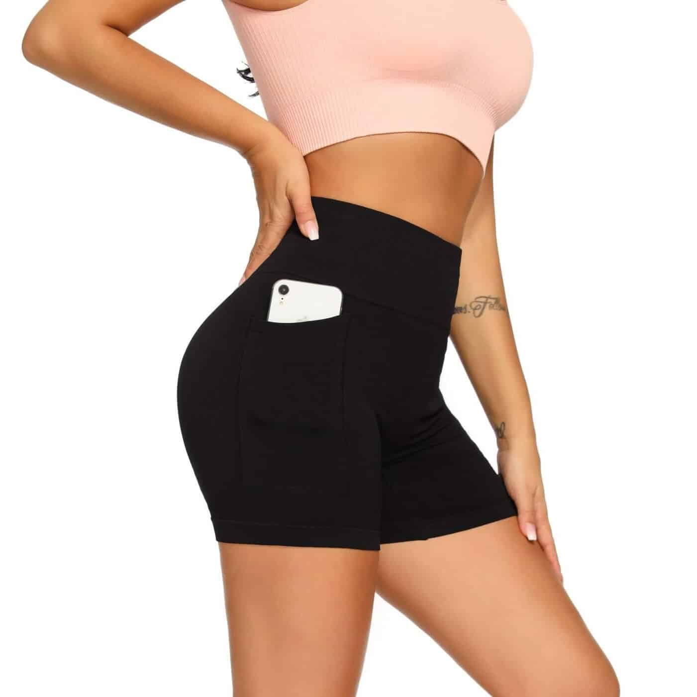 womens sport shorts with pockets