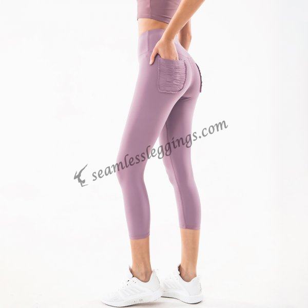 capri running leggings with pockets manufacturer