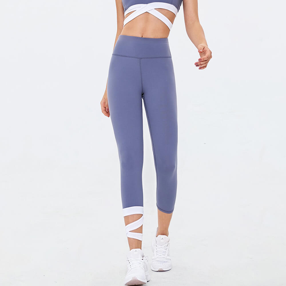 lavender workout capri leggings