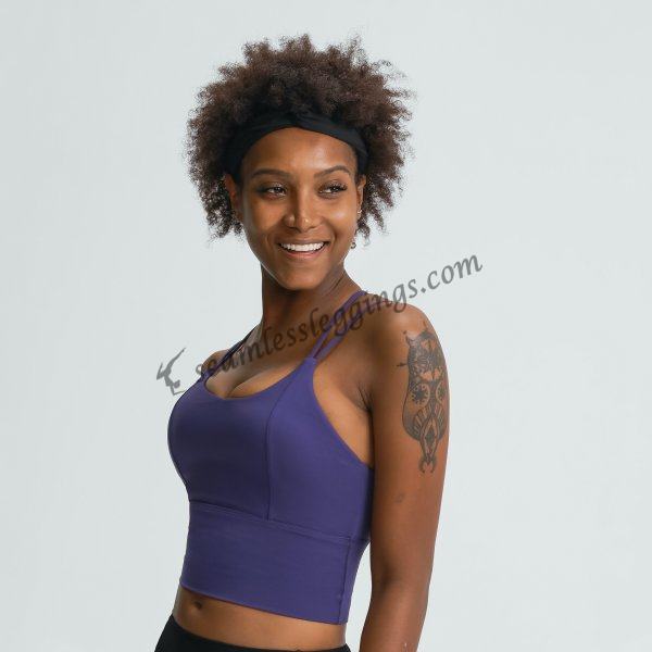 seamless fitted yoga tank top manufacturer